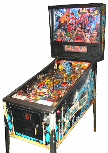 Tales of the Arabian Nights pinball - Based on the stories of One Thousand and One Nights.