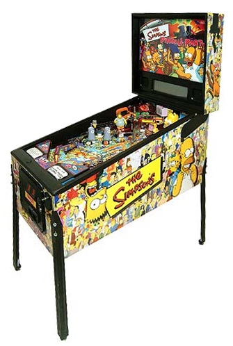 The Simpson Pinball Party Machine - Adventures of America's most colorful family.