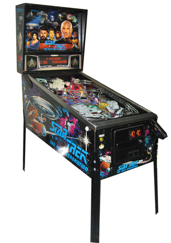Star Trek: The Next Generation pinball machine - SuperPin game based on the TV series.
