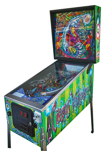 Cirqus Voltaire pinball machine - Perform many different marvels in order to join the circus.