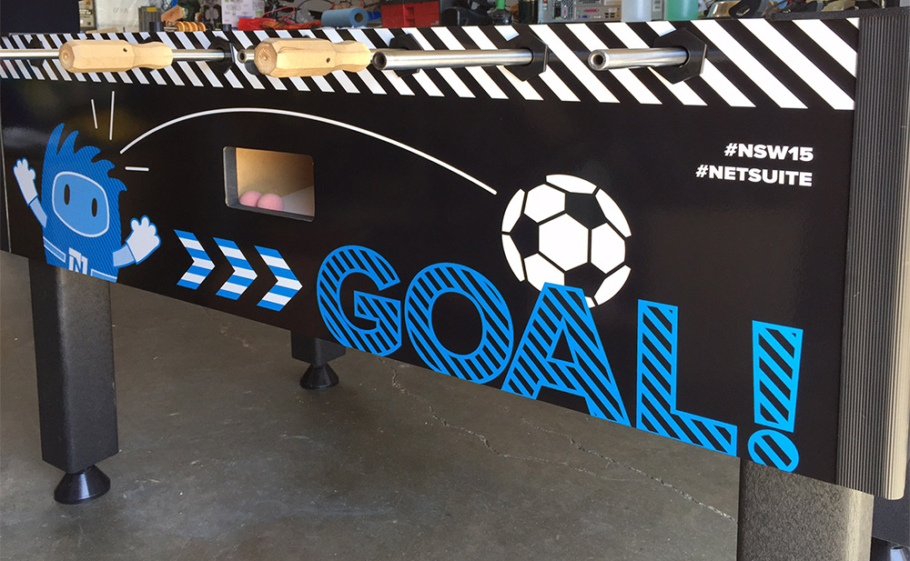 Valley Tornado Foosball Table Game Rental San Francisco Bay Area