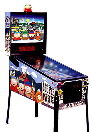 South Park pinball - South Park Pinball Game based on the animated TV series