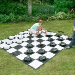 Giant Checkers game rental San Jose