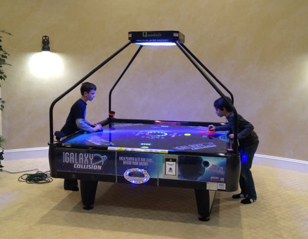 Galaxy Quad Four Way Air Hockey Table Arcade Games Photo