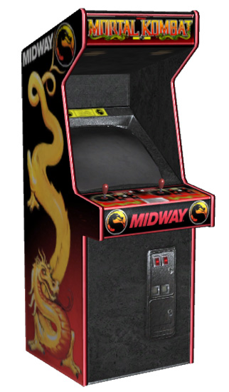 Mortal Kombat Video Arcade Game - classic fighting arcade game available for rental