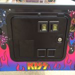 Kiss PRO pinball game cabinet from detail
