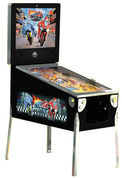 Full Throttle Pinball Machine New games based on motorcycle racing.