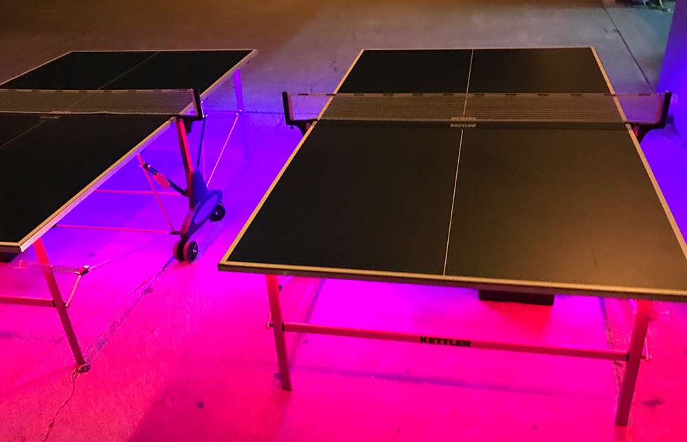 Ping Pong Table Tennis rental Video Amusement San Francisco Bay Area