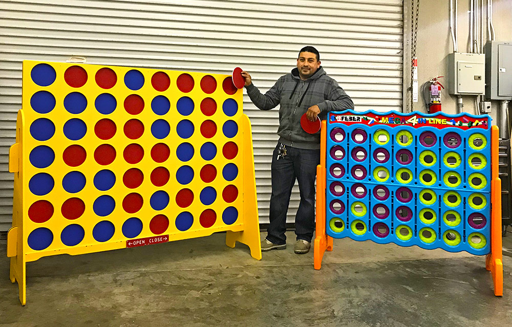 Giant Double Xl Connect 4 Game Rental Carnival Party San Francisco