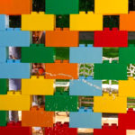 Building with Giant Lego Outdoor event rental