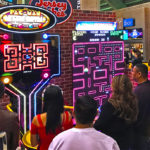 Giant Pacman Galaga Arcade Game on the rental