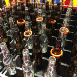 Giant Ring Toss Carnival with 100 bottles for rent from Video Amusement