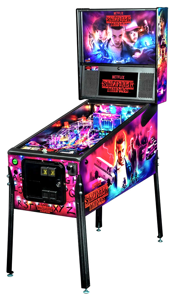 Stranger Things Pinball Machine Stern rental Video Amusement