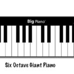 Six Octave Giant Piano keyboard rental San Jose California