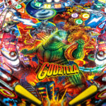 Godzilla Pinball Machine Arcade Game event convention rental Las Vegas