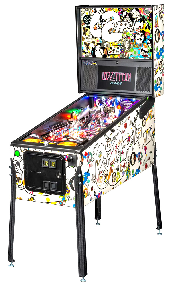 Led Zeppelin Pinball Machine from Stern Pinball event rental