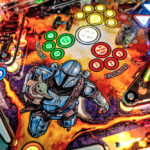 Star Wars Mandalorian Pinball Game available for rent and lease Video Amusement California