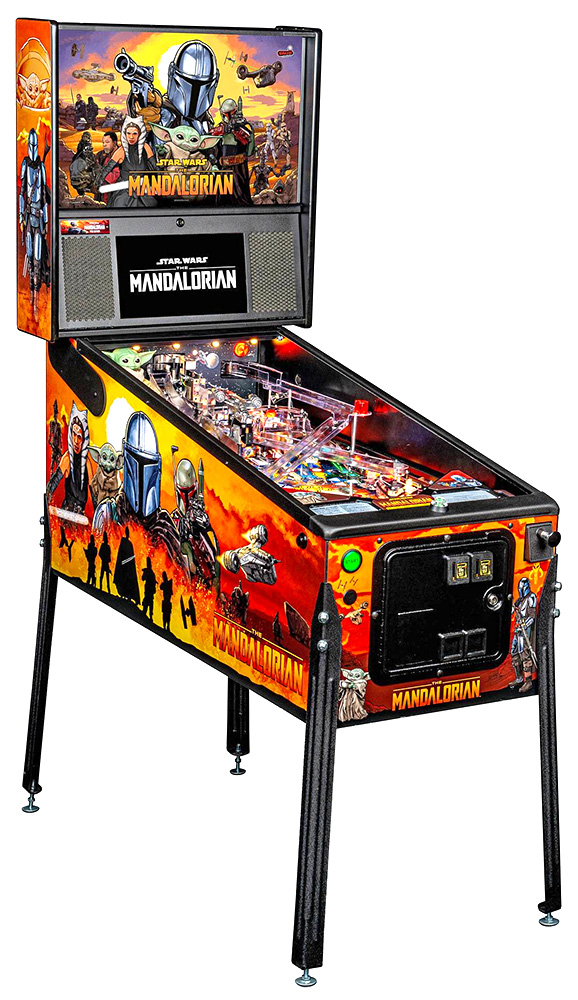 Stern Star Wars Mandalorian Pinball Machine rental