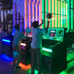 Hyper Shoot basketball games during Bat Mitzvah party rental in Los Angeles