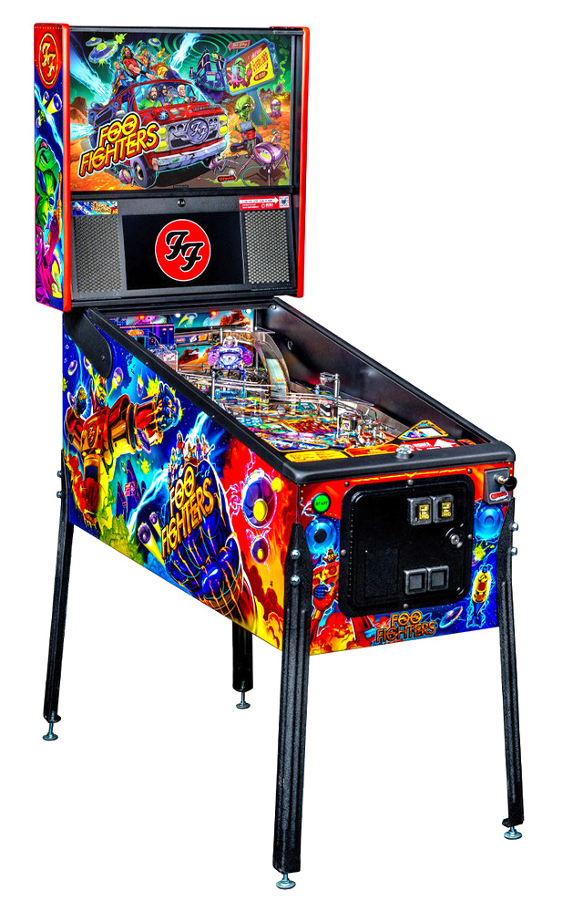 Foo Fighters Pinball Machine Stern Pinball rental lease.