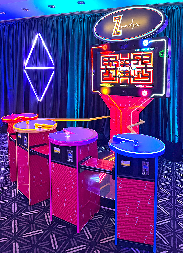 Pacman Battle Royale custom branding Video Amusement San Francisco