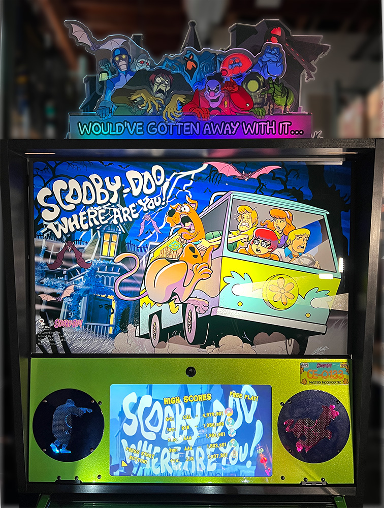 Scooby Doo Pinball Machine - Video Amusement Arcade Game Rental San ...