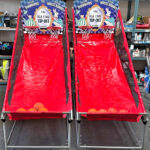 1 on 1 hoops basketball with custom branding for corporate customer trade show San Francisco from Video Amusement