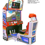 Daytona Championship USA 3 racing simulator arcade game available for rent or hire from Video Amusement San Francisco