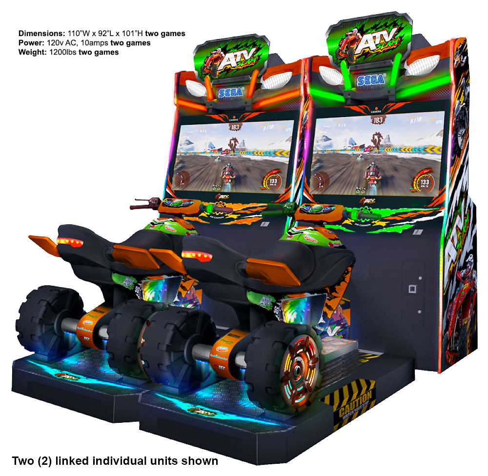 Dirt Bike Racing Sega arcade game rental Video Amusement San Francisco and San Jose Bay Area California.jpg