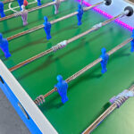 Garlando LED Jumbo 8 player foosball table from Italy for event and corporate rentals by Video Amusement Las Vegas Los Angeles