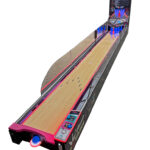 Individual Neo Bowling from ICE Games with 8 foot extended lane available for rent or hire from Video Amusement Los Angeles San Diego Option 2