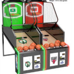 LED NBA Game Time from ICE games ready for delivery for corporate event by Video Amusement Las Vegas Los Angeles