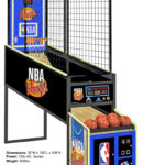 NBA Hoops LED arcade game from ICE Games licensed by NBA available for rental Video Amusement Las Vegas San Francisco