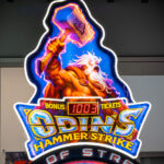 Odins Hammer Strike skill strength game with power meter for event rental from Video Amusement Las Vegas