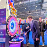 Odins Hammer Strike test your strength and prove your might available for rent from Video Amusemenst San Francisco