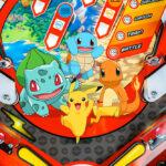Pokemon pinball game with all characters beautiful colorful machine for rent by Video Amusement California