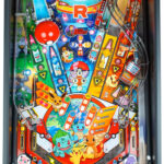 Pokemon pinball machine playfield detail available for rent lease hire for you company game room from Video Amusement San Jose Bay Area