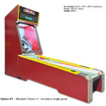 Skee-Ball Classic II individual arcade game from Bay Tech available for rent or lease from Video Amusement San Francisco California