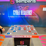 Strike a Light at Semperis booth at RSA Conference in Moscone Center in San Francisco provided rented by Video Amusement