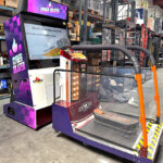 Top Skater arcade game with custom branding for rental event convention in Las Vegas from Video Amusement