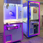 Wonder Claw and Prize Cube Crane Games with custom branding ready for promotional event in Napa Valley California